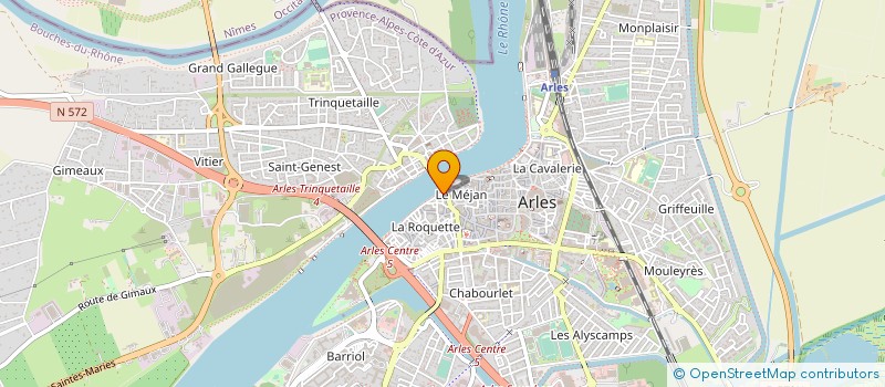 localisation de l'entreprise MONSIEUR ALAIN BRONZONI  ARLES