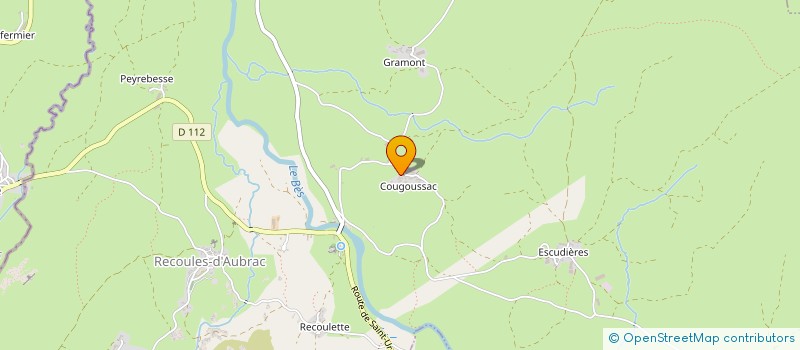 localisation de l'entreprise MONSIEUR ALAIN BROS  RECOULES D'AUBRAC