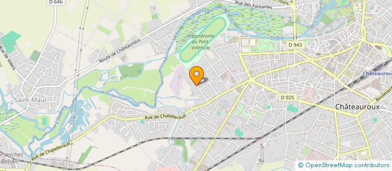 localisation de l'entreprise MONSIEUR ALAIN BROSSAS à CHATEAUROUX