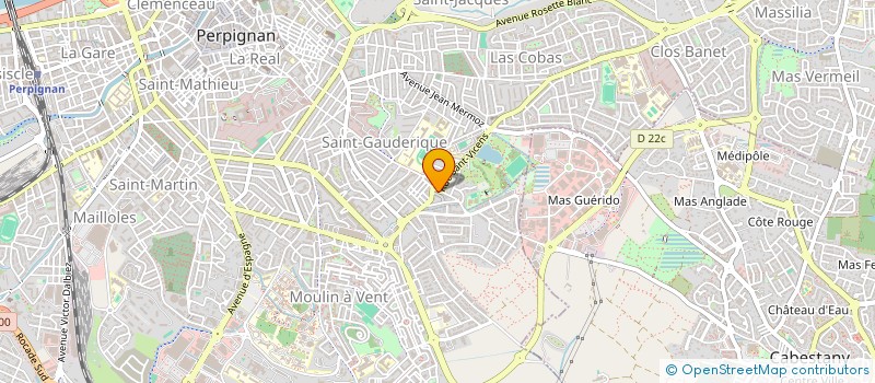 localisation de l'entreprise MONSIEUR ALAIN BROT  PERPIGNAN