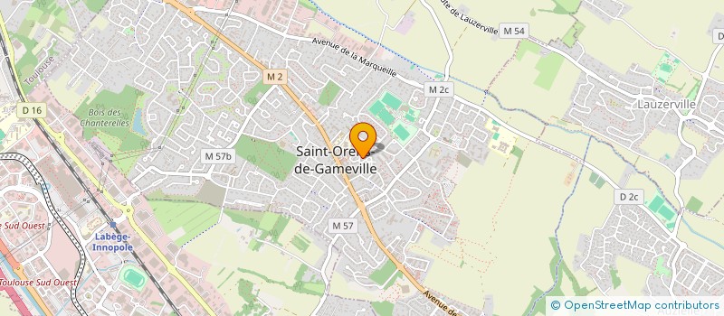 localisation de l'entreprise MONSIEUR ALAIN BROTONS  SAINT-ORENS-DE-GAMEVILLE