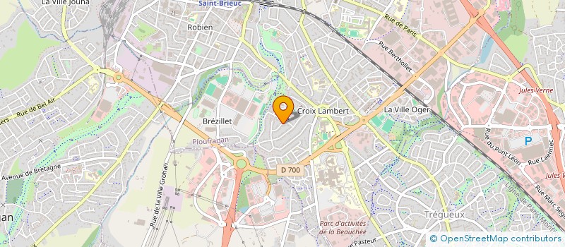 localisation de l'entreprise MONSIEUR ALAIN BROUARD à SAINT-BRIEUC