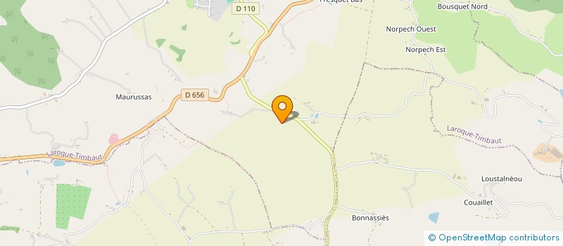 localisation de l'entreprise MONSIEUR ALAIN BROUAT  SAINT-ANTOINE-DE-FICALBA