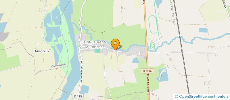 localisation de l'entreprise MONSIEUR ALAIN BROUILLAT  MONTROND-LES-BAINS