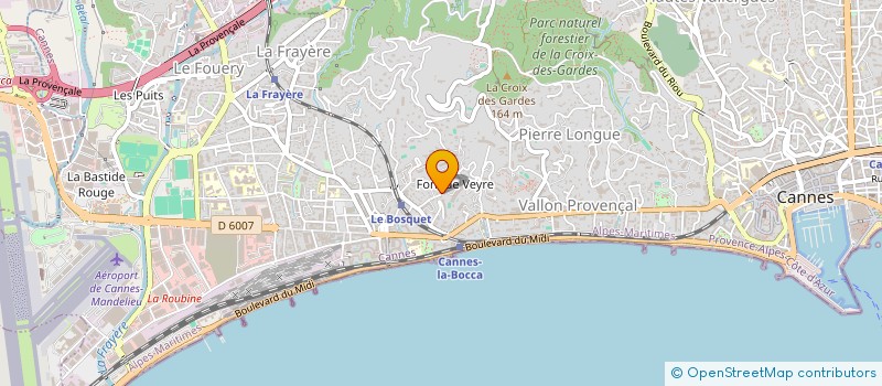 localisation de l'entreprise MONSIEUR ALAIN BROUSSAN à CANNES