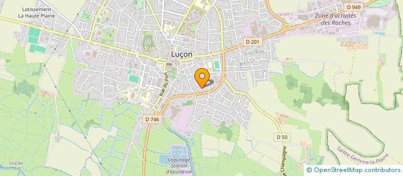 localisation de l'entreprise MONSIEUR ALAIN BRUAND  LUCON