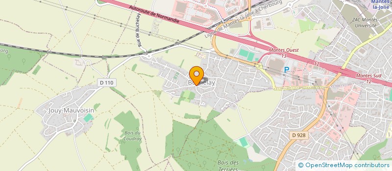 localisation de l'entreprise MONSIEUR ALAIN BRUCKERT  BUCHELAY