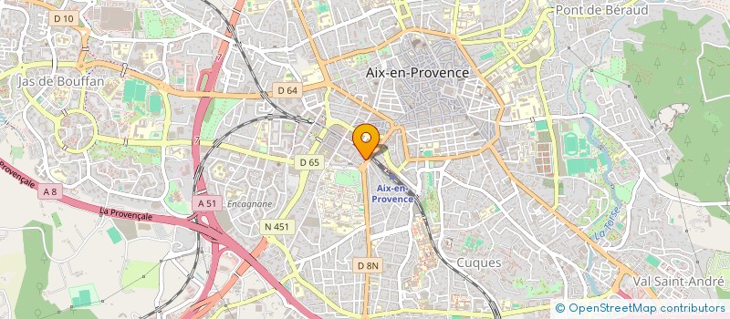 localisation de l'entreprise MONSIEUR ALAIN BRUEL à AIX-EN-PROVENCE