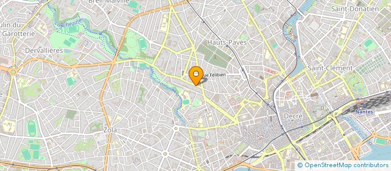 localisation de l'entreprise MONSIEUR ALAIN BRUET à NANTES