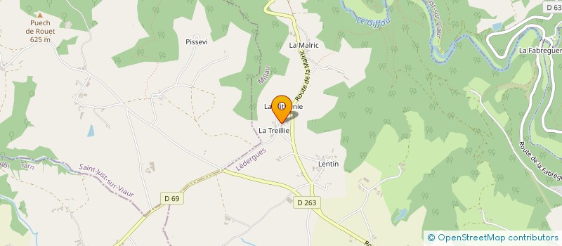 localisation de l'entreprise MONSIEUR ALAIN BRUGIER  REQUISTA