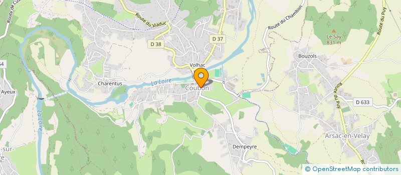 localisation de l'entreprise MONSIEUR ALAIN BRUN à ARSAC-EN-VELAY