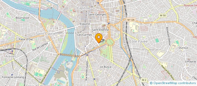 localisation de l'entreprise MONSIEUR ALAIN BRUNET à TOULOUSE
