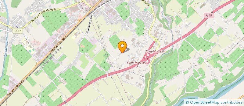 localisation de l'entreprise MONSIEUR ALAIN BRUNET  CHATTE