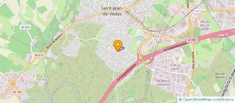 localisation de l'entreprise MONSIEUR ALAIN BRUNET  SAINT-JEAN-DE-VEDAS