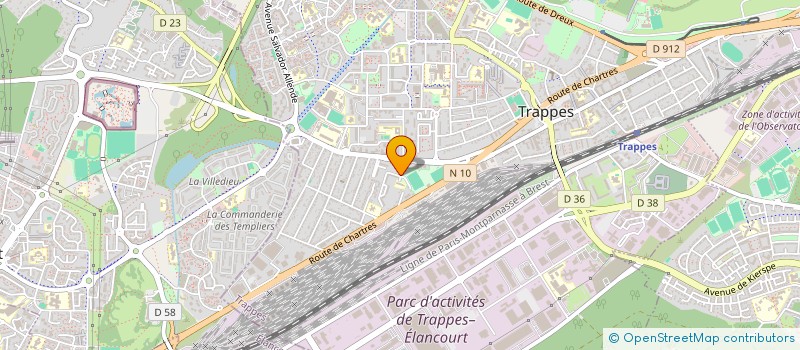 localisation de l'entreprise MONSIEUR ALAIN BRUNEY à TRAPPES