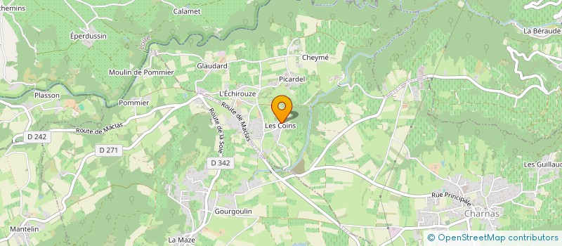 localisation de l'entreprise MONSIEUR ALAIN BRUYAT  ANDANCE