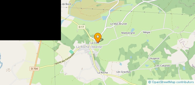 localisation de l'entreprise MONSIEUR ALAIN BRUZAT  SAINT-HILAIRE-LES-PLACES