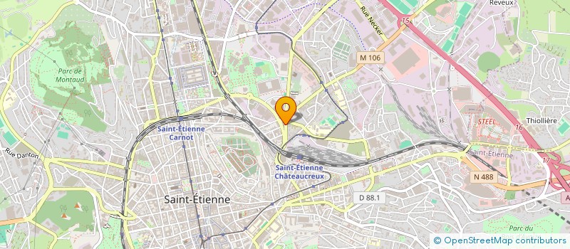 localisation de l'entreprise MONSIEUR ALAIN BUBENDORF à SAINT-ETIENNE