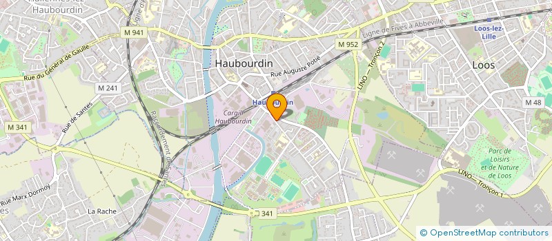 localisation de l'entreprise MONSIEUR ALAIN BUELENS  HAUBOURDIN