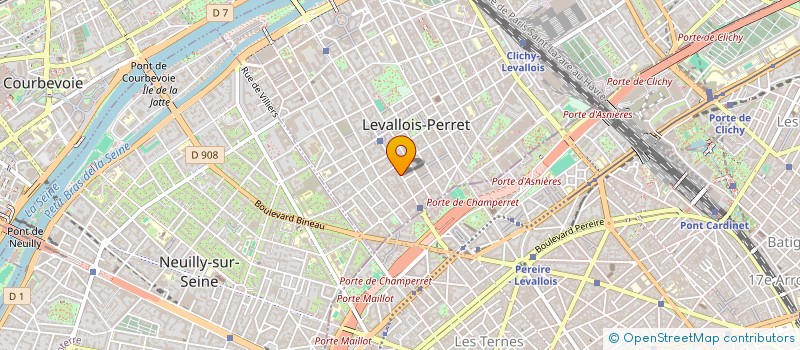 localisation de l'entreprise MONSIEUR ALAIN BUISSON à LEVALLOIS-PERRET