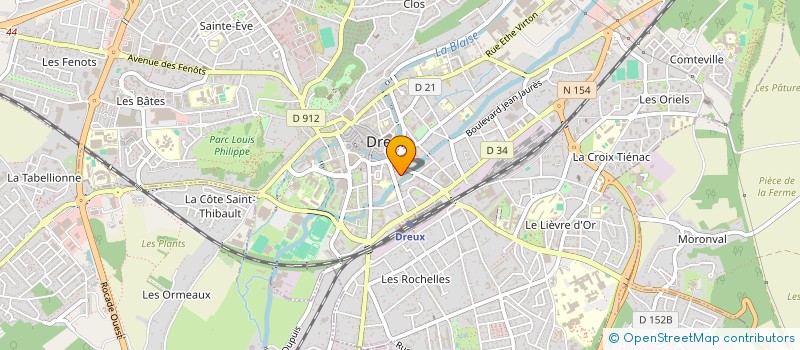 localisation de l'entreprise MONSIEUR ALAIN BUJAK à DREUX