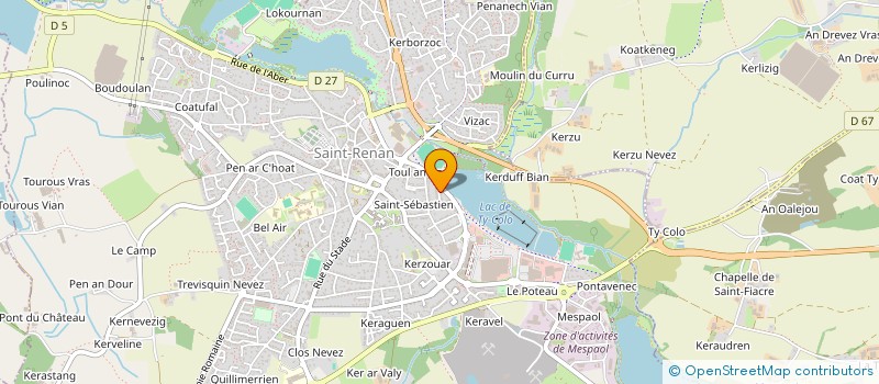 localisation de l'entreprise MONSIEUR ALAIN BULTE à SAINT-RENAN