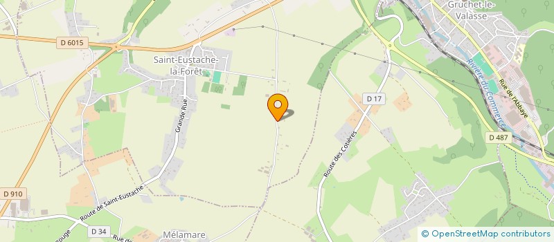 localisation de l'entreprise MONSIEUR ALAIN BUNIAS  SAINT-EUSTACHE-LA-FORET