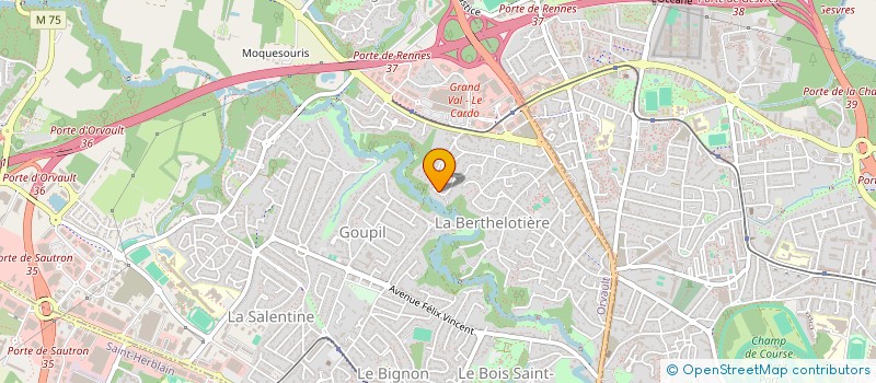 localisation de l'entreprise MONSIEUR ALAIN BUREAU à ORVAULT