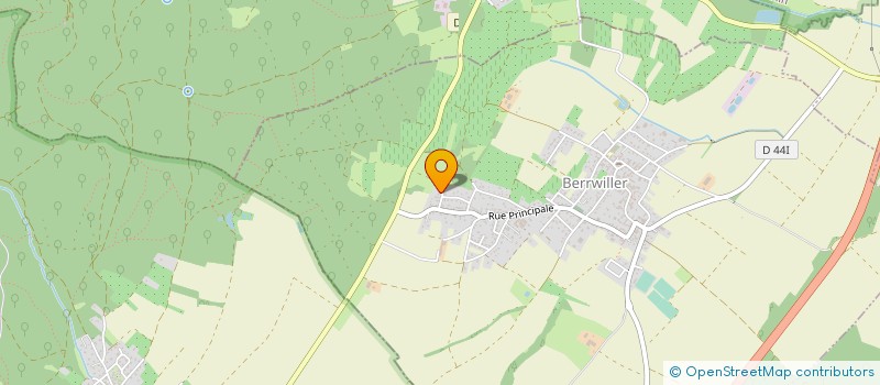 localisation de l'entreprise MONSIEUR ALAIN BURGER  BERRWILLER