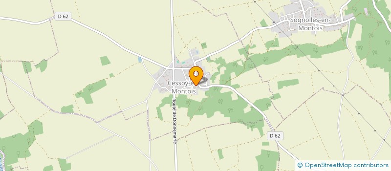 localisation de l'entreprise MONSIEUR ALAIN BURKHARD  CESSOY-EN-MONTOIS