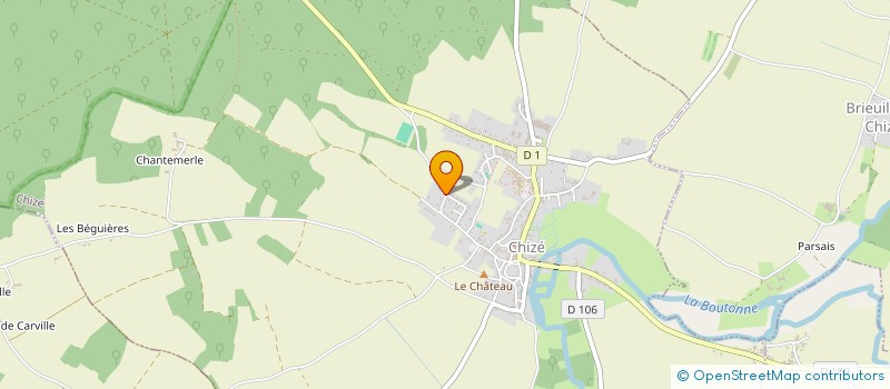 localisation de l'entreprise MONSIEUR ALAIN BURLOT  BEAUVOIR-SUR-NIORT