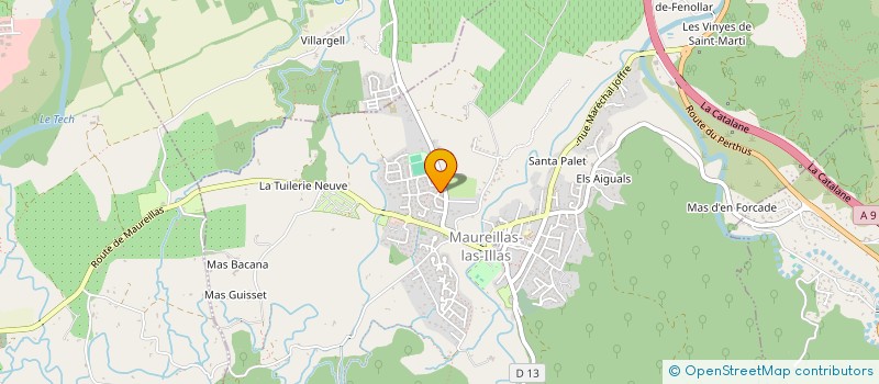 localisation de l'entreprise MONSIEUR ALAIN BUSCAIL  MAUREILLAS-LAS-ILLAS