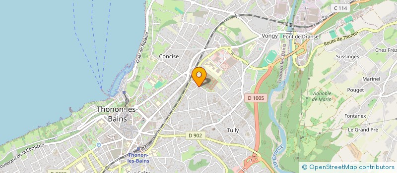 localisation de l'entreprise MONSIEUR ALAIN BUTTAY à THONON-LES-BAINS