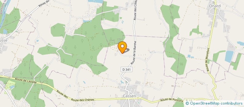 localisation de l'entreprise MONSIEUR ALAIN BUTTICKER  CASSEN