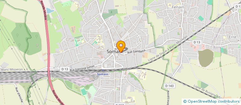 localisation de l'entreprise MONSIEUR ALAIN BYRTUS  SOMAIN