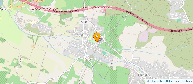 localisation de l'entreprise MONSIEUR ALAIN CABANEL  CAZILHAC