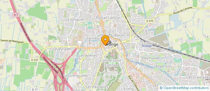 localisation de l'entreprise MONSIEUR ALAIN CABANIS à ORANGE