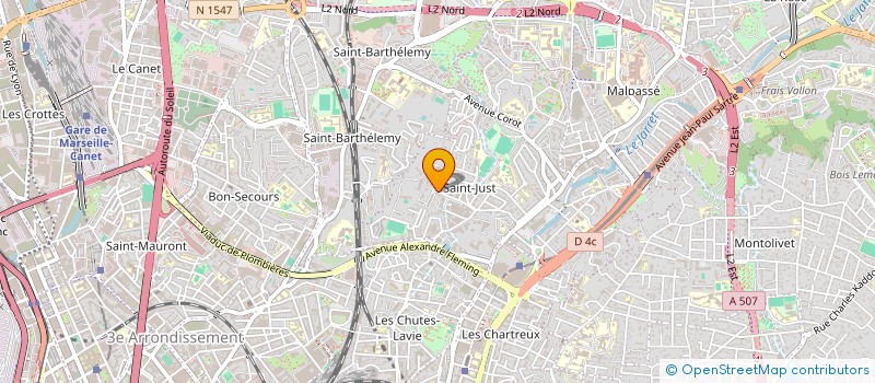 localisation de l'entreprise MONSIEUR ALAIN CABRAS  AUBAGNE