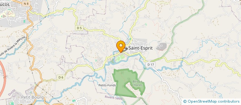 localisation de l'entreprise MONSIEUR ALAIN CADET-MARTHE  SAINT-ESPRIT