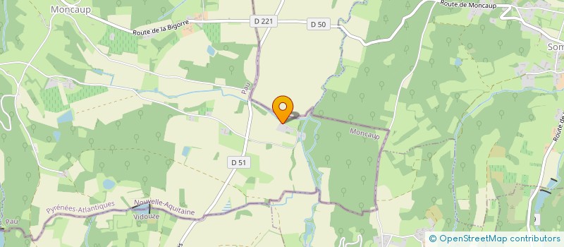 localisation de l'entreprise MONSIEUR ALAIN CADIC  LEMBEYE