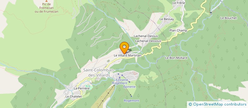 localisation de l'entreprise MONSIEUR ALAIN CADORET  SAINT FRANCOIS LONGCHAMP