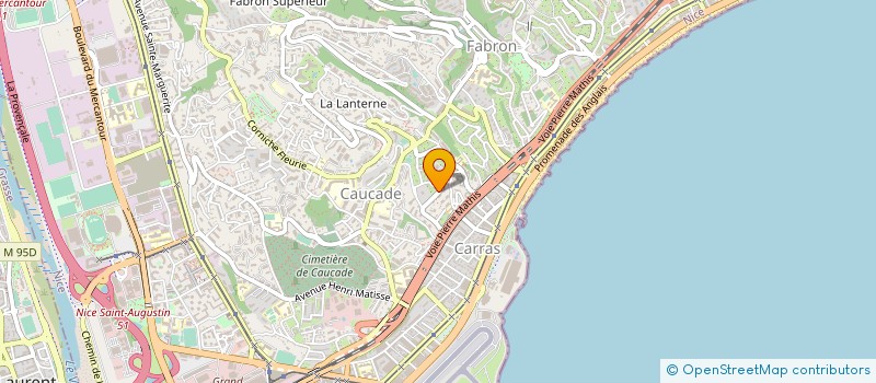 localisation de l'entreprise MONSIEUR ALAIN CAGARIO à NICE