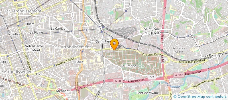 localisation de l'entreprise MONSIEUR ALAIN CAILLAT à MARSEILLE