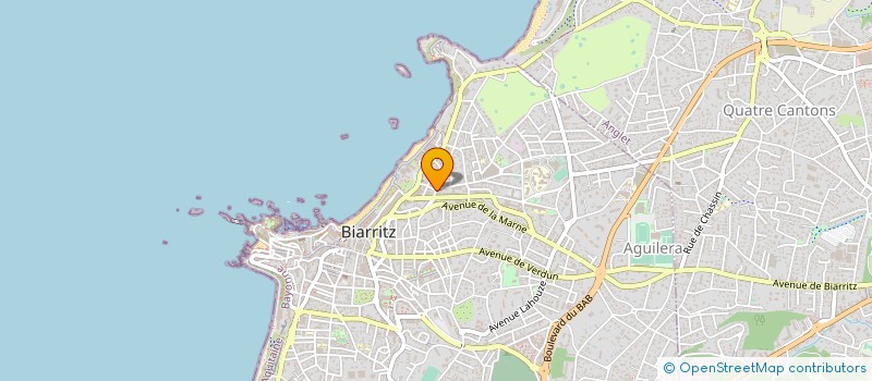 localisation de l'entreprise MONSIEUR ALAIN CAILLE à BIARRITZ