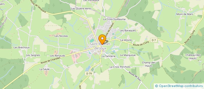 localisation de l'entreprise MONSIEUR ALAIN CALENDER  SAINT-BONNET-DE-JOUX