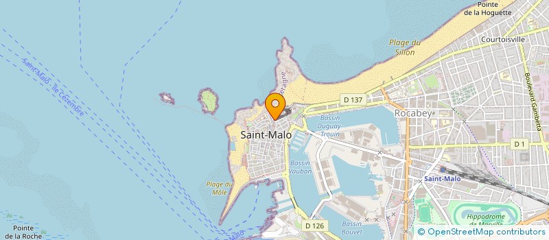 localisation de l'entreprise MONSIEUR ALAIN CALET  SAINT-MALO