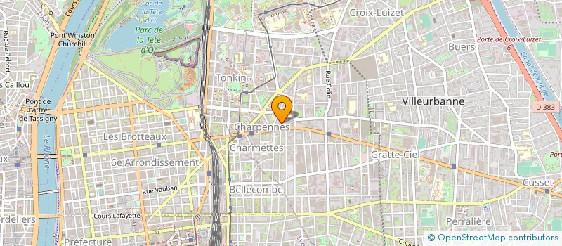 localisation de l'entreprise MONSIEUR ALAIN CALIFA à VILLEURBANNE