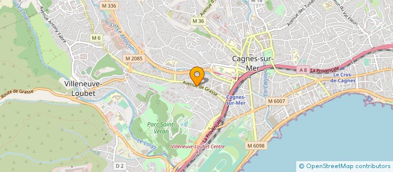 localisation de l'entreprise MONSIEUR ALAIN CALO à CAGNES-SUR-MER