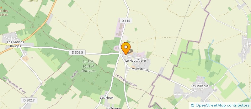 localisation de l'entreprise MONSIEUR ALAIN CALONNEC à LE MESNIL-SIMON