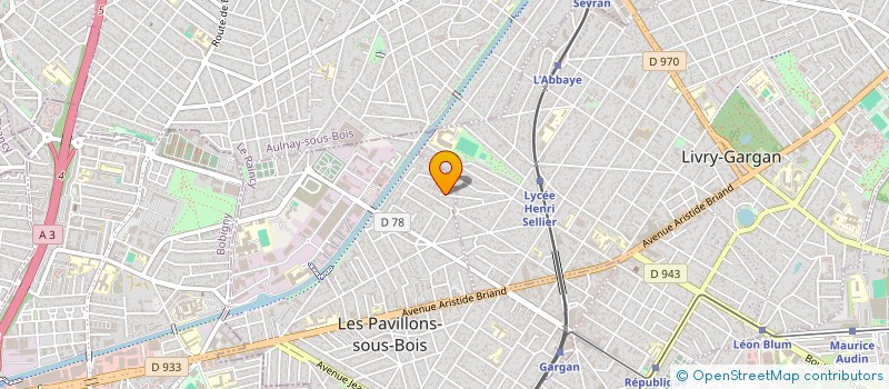 localisation de l'entreprise MONSIEUR ALAIN CAMARA  LES PAVILLONS-SOUS-BOIS